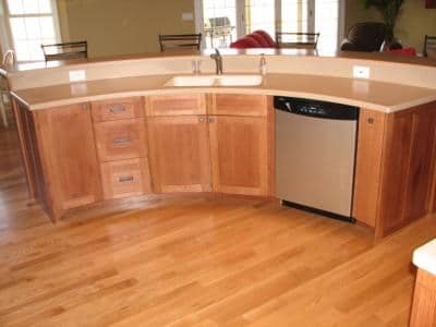 Curved Kitchen Cabinets in Indianapolis IN
