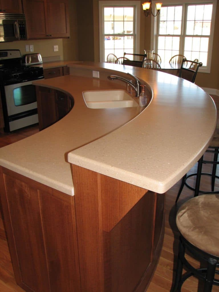 Rounded Kitchen Countertop in Indianapolis IN