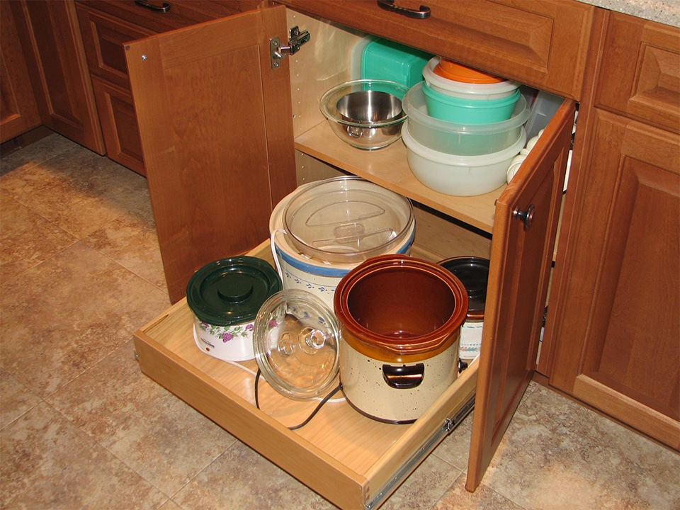 Kitchen Cabinet Pull-Out Storage in Indianapolis IN